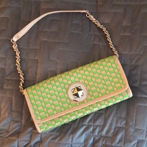 Sweet little Kate Spade clutch bag with strap.